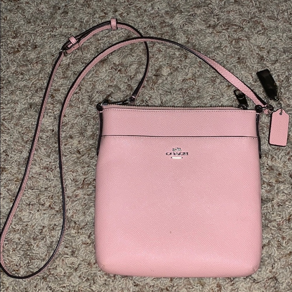 Coach Small Crossbody Messenger Bag Pink